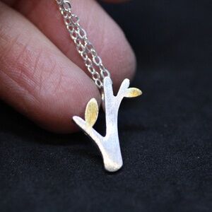 Silver Tree of Life Pendant, Handmade Necklace